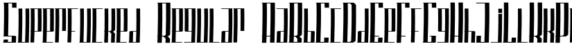 Superfucked Regular font