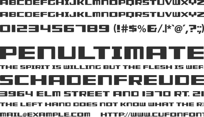 Misuse font preview