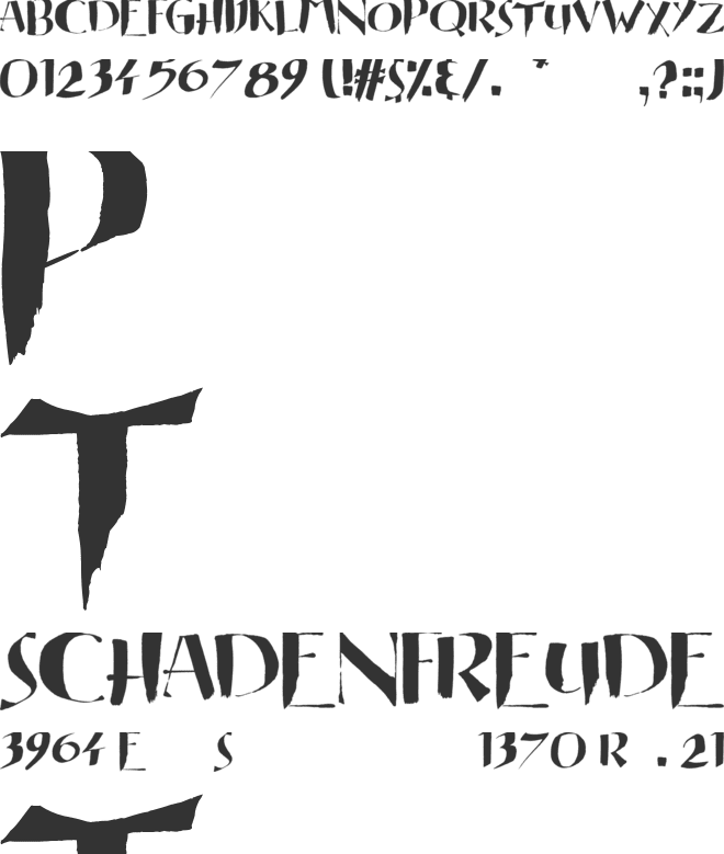 Eastern Brush font preview