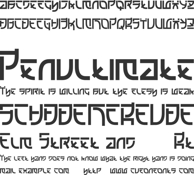 Japan ramenten demo font preview