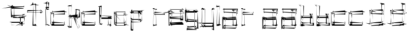 stickchop Regular font