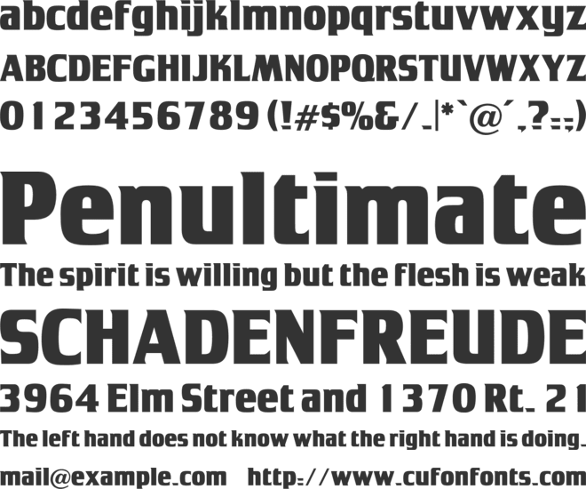 OPTITamil-BlackAgency font preview