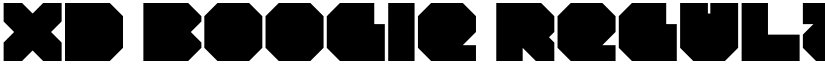 XD Boogie Regular font