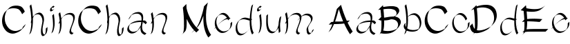ChinChan Medium font