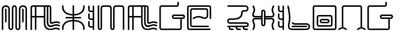 Maximage ZhiLong Regular font