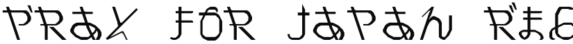Pray for Japan Regular font