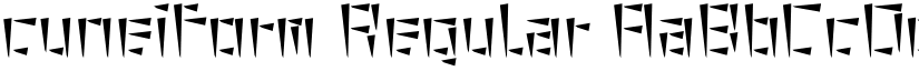cuneiform Regular font