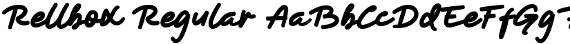 Rellbox Regular font