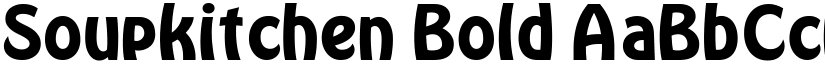 Soupkitchen Bold font