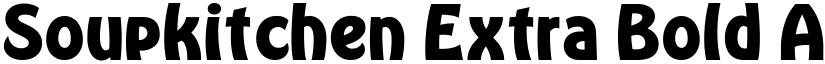 Soupkitchen Extra Bold font