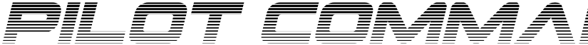 Pilot Command Gradient 2 Ital Regular font