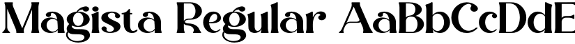 Magista Regular font