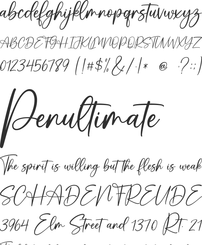 Stay Dreaming font preview