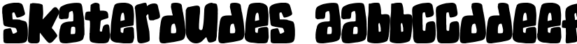 SkaterDudes font