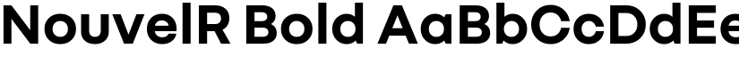 NouvelR Bold font