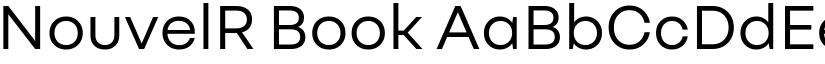 NouvelR Book font