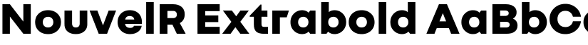 NouvelR Extrabold font