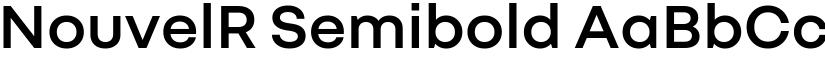 NouvelR Semibold font