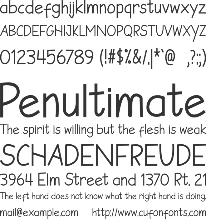 Farm House FS font preview