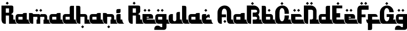 Ramadhani Regular font