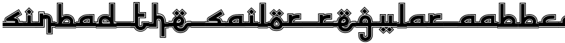 Sinbad the Sailor font download