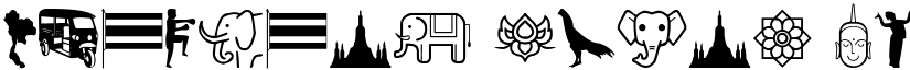 Thailand Icons Regular font