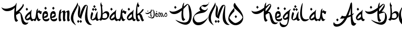 KareemMubarak-DEMO font download
