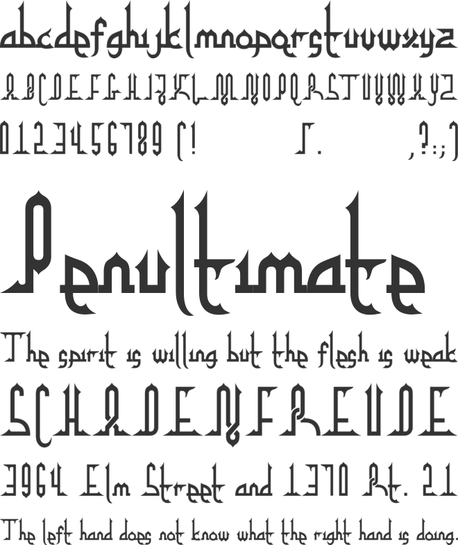 alpha kufi font preview