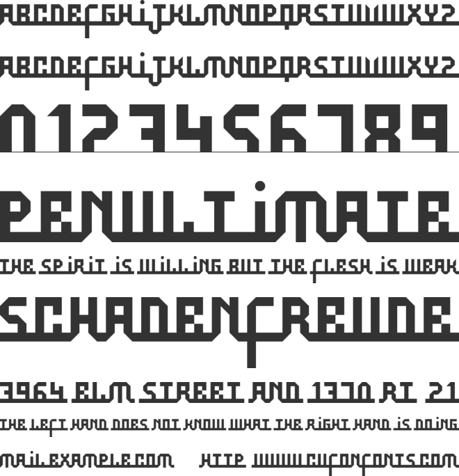 Aufal font preview