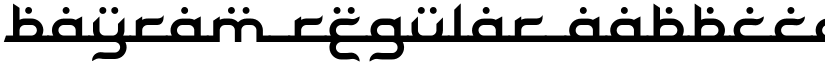 Bayram Regular font