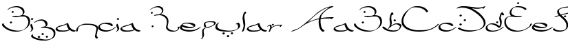Bizancia Regular font