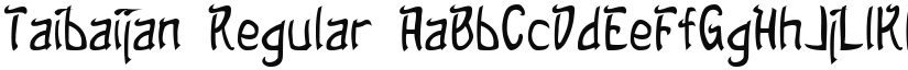 Taibaijan font download
