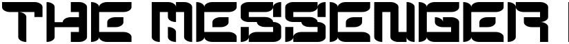 The Messenger Regular font