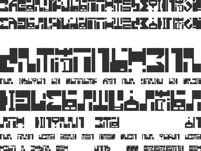 Anime font preview