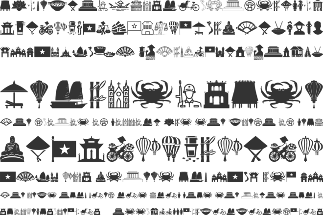 Vietnam font preview