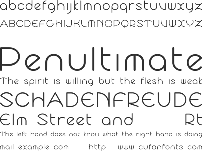 Cyclo font preview