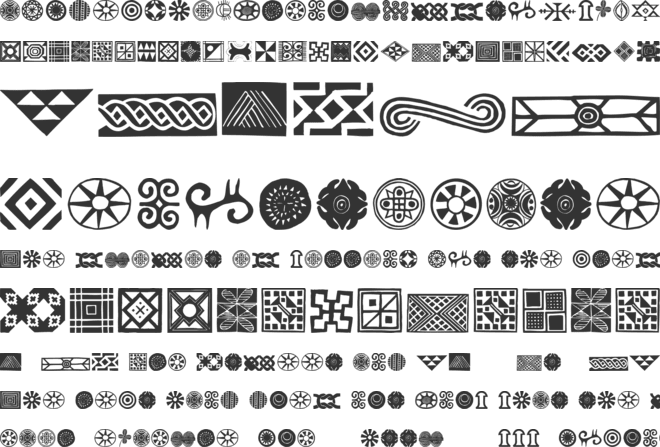 AfricanOrnamentsOne font preview