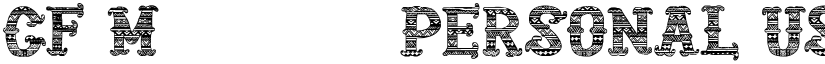 CF Mexicana PERSONAL USE Regular font
