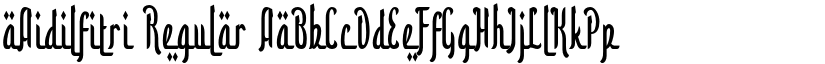 aAidilfitri Regular font