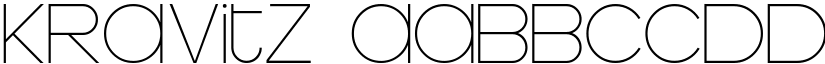 Kravitz font