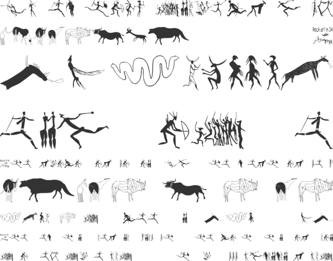 SL Rock Art font preview