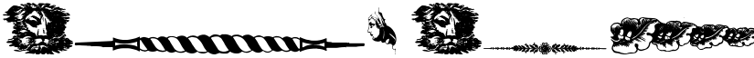 old ornaments Regular font