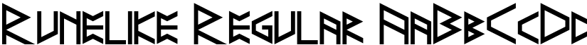 Runelike Regular font
