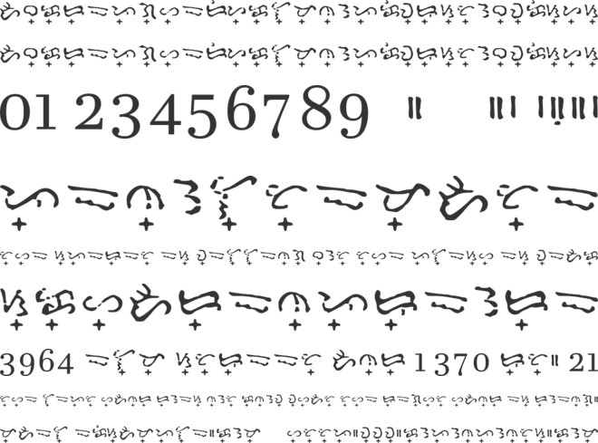 Baybayin Doctrina font preview