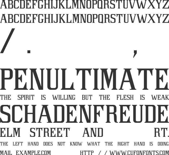 PAC LIBERTAS font preview
