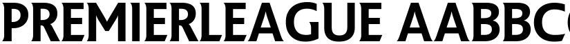 PremierLeague font