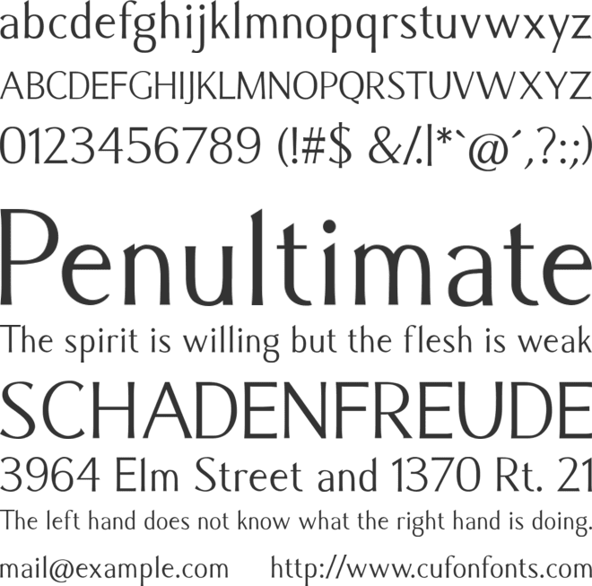 Caramella font preview