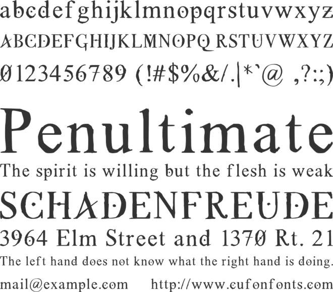 GRECOromanLubedWrestling font preview
