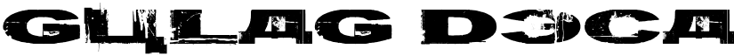 Gulag Decay Regular font