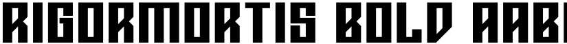 RigorMortis Bold font